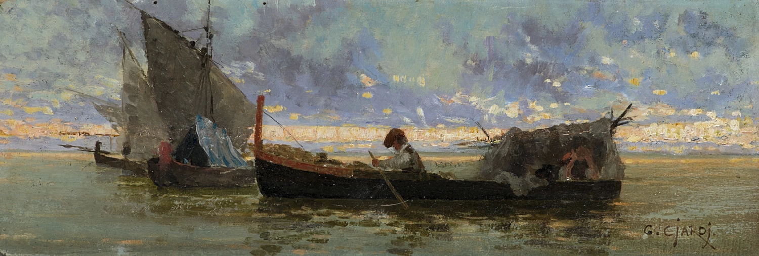 Barche in laguna veneta